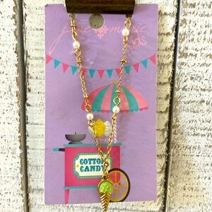 Cotton Candy Little Girl Necklace